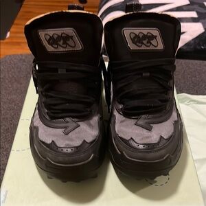 Off-White Black and Cream Sneakers